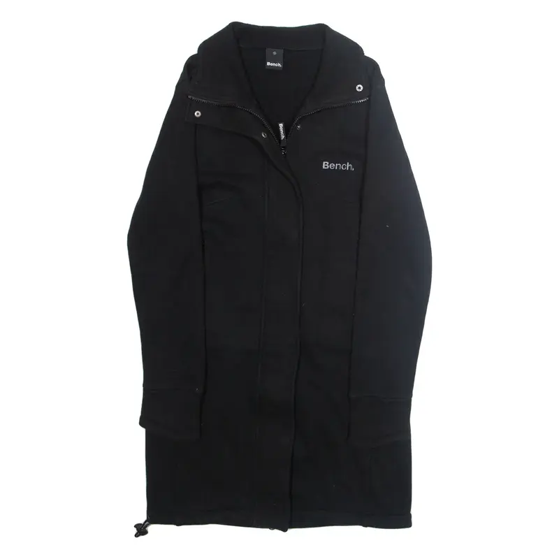 BENCH Womens Overcoat Jacket Black S