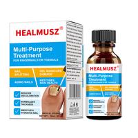HEALMUSZ Nail Care Solution: Nail Fungus Repair & Prevention - Lightweight Propolis, Tea Tree & Ginger Formula for Healthy Na...