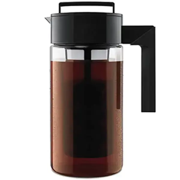 Cold Brew ice Coffee Maker Serve and Store Pitcher for Iced brew Coffee Leak Proof Airtight pitcher with Filter Cloud Lid Pou...