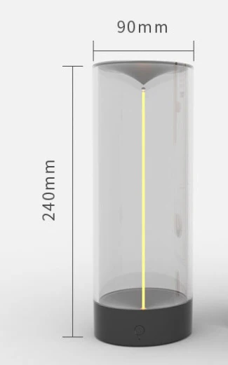 New LED Camping Light Type-c Rechargeable Portable Night Light With High Transparency And Anti Drop Creative Atmosphere Light...