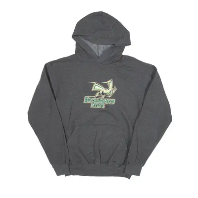 CHAMPION Sacramento State Hornets USA Hoodie Grey Pullover Boys XL