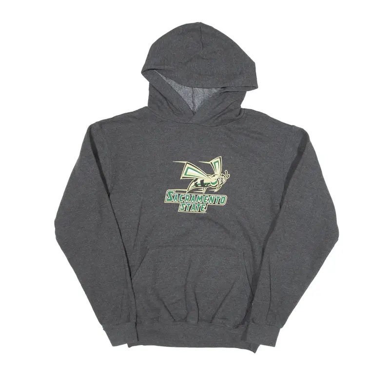 CHAMPION Sacramento State Hornets USA Hoodie Grey Pullover Boys XL