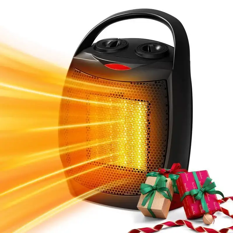 R.W.FLAME Small Space Heater for Indoor Use, Electric Ceramic Space Heater, Portable Heaters Fan for Office and Bedroom with ...