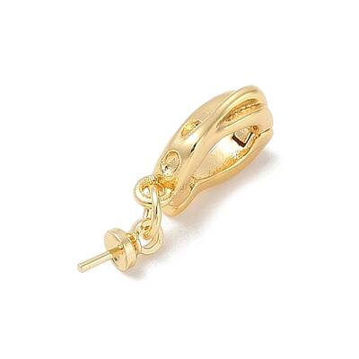 Brass Peg Bails Pin Pendants