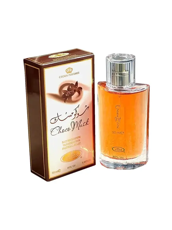 Choco Musk Eau De Spray Perfume 50ML Fragrance by Al Rehab by Crown perfumes