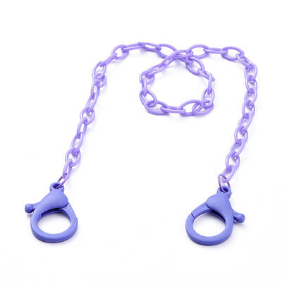 Personalized ABS Plastic Cable Chain Necklaces