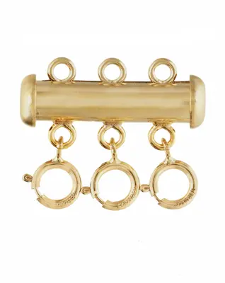 Triple Layering Clasp | Metal Color: Gold