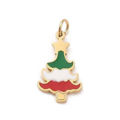 Christmas Theme 304 Stainless Steel Pendants