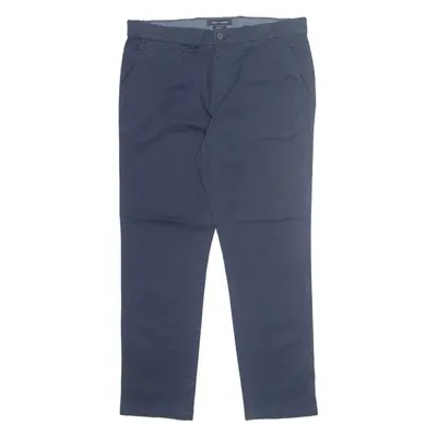 TOMMY HILFIGER Chino Mens Trousers Blue Slim Straight W34 L30