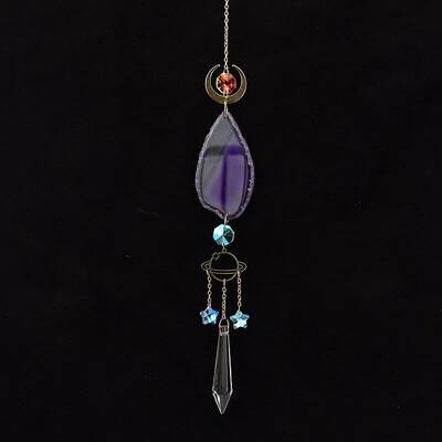 Natural Agate Piece Hanging Ornaments