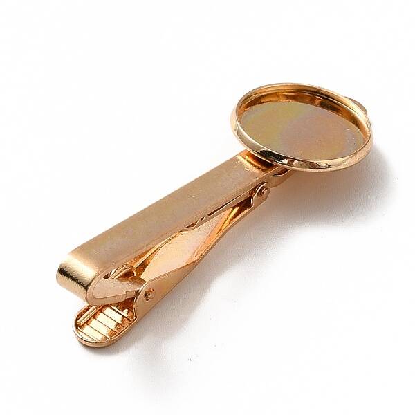 Brass Tie Clip Cabochon Settings