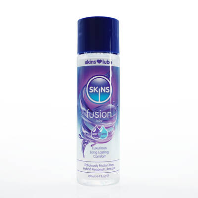 Skins Fusion Hybrid Silicone and Water Based Lubricant 4.4oz