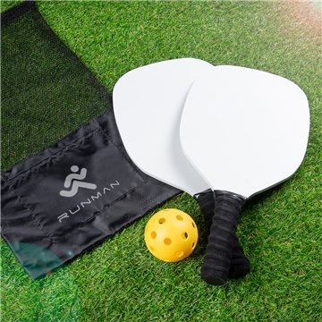 10 Custom 3 Pc. Pickleball Set - Mesh Storage