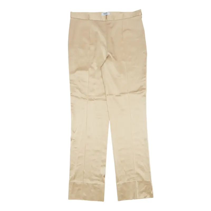MOSCHINO Cheap And Chic Trousers Beige Regular Tapered Womens W36 L32