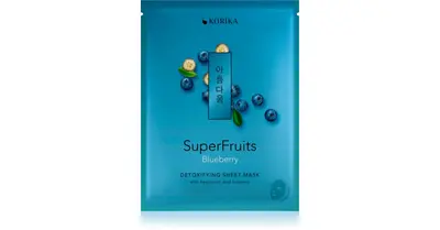 KORIKA SuperFruits Blueberry Detoxifying Fabric Mask 25g
