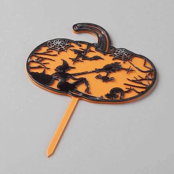 Acrylic Pumpkin Cake Insert Card Decoration