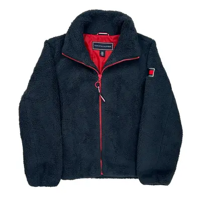 Tommy Hilfiger Fleece Jacket - Large Black Polyester