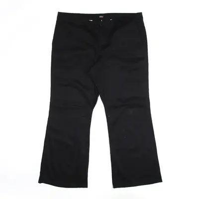 DICKIES Trousers Black Slim Bootcut Womens W36 L27