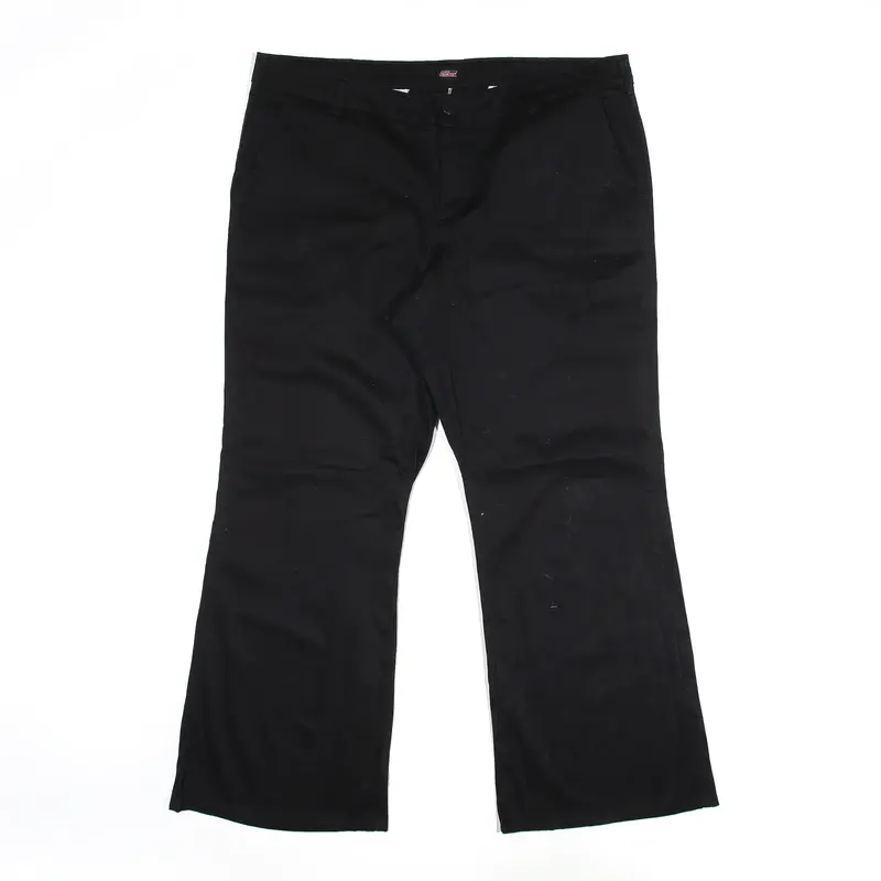 DICKIES Trousers Black Slim Bootcut Womens W36 L27