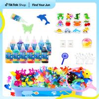 Water Elf Kit Magic Gel Toy Cozyvibes Gift for Kids: 12 Shape Random 3D Molds with 12 Colors Water Magic Paint Gels -Handmade...