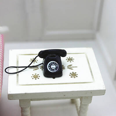 Miniature Spray Painted Alloy Telephone