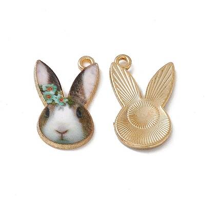 Rack Plating Alloy Enamel Pendants