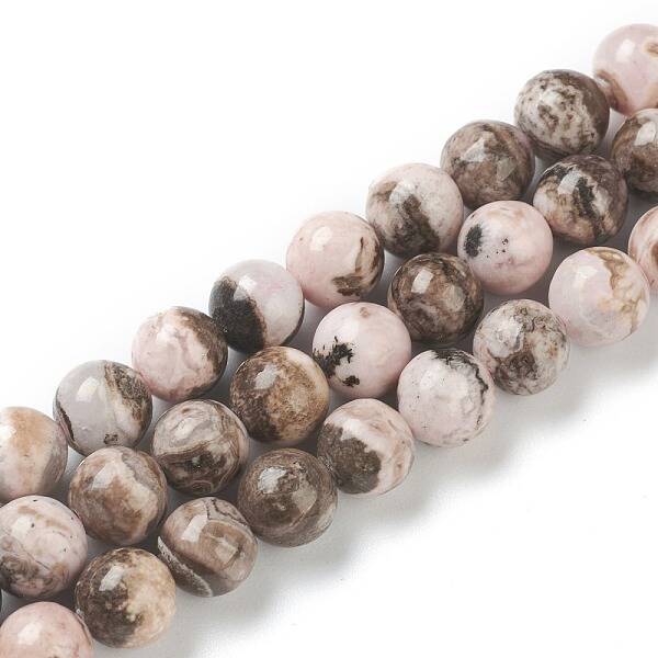 Natural Rhodochrosite Beads Strands