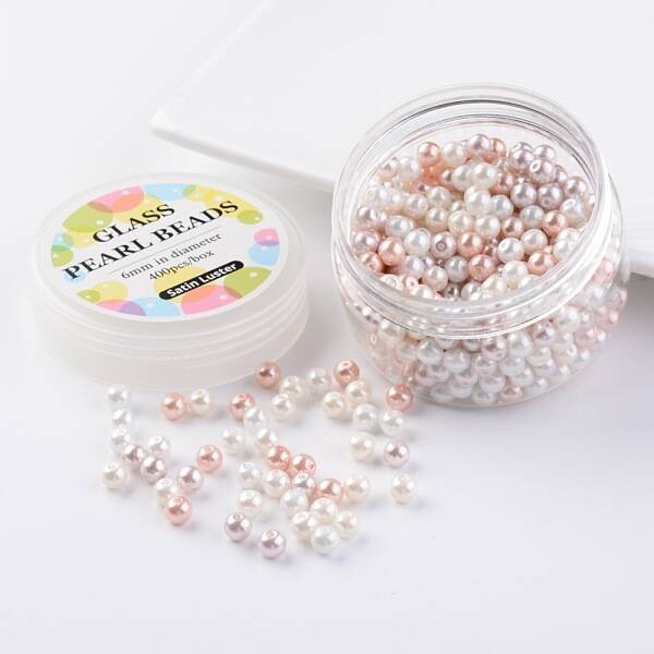 Glass Pearl Bead Sets
