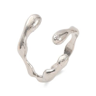 Alloy Open Cuff Rings for Women