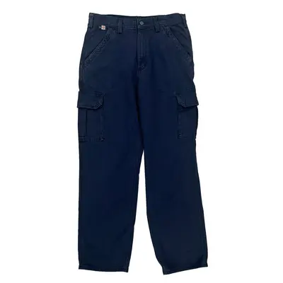 Carhartt Cargo Trousers - 32? Waist Navy Cotton Blend