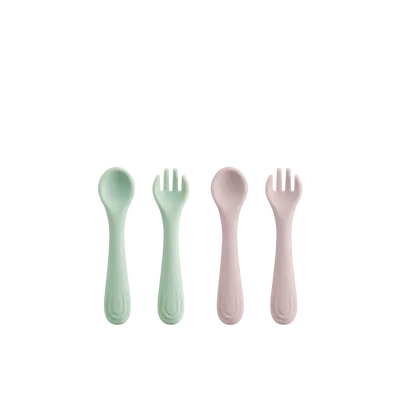 Tiny Grip Silicone Fork and Spoon