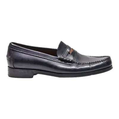 DEXTER Loafer Shoes Black Leather Mens UK 9.5