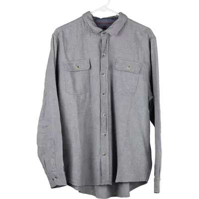Woolrich Overshirt - XL Grey Cotton