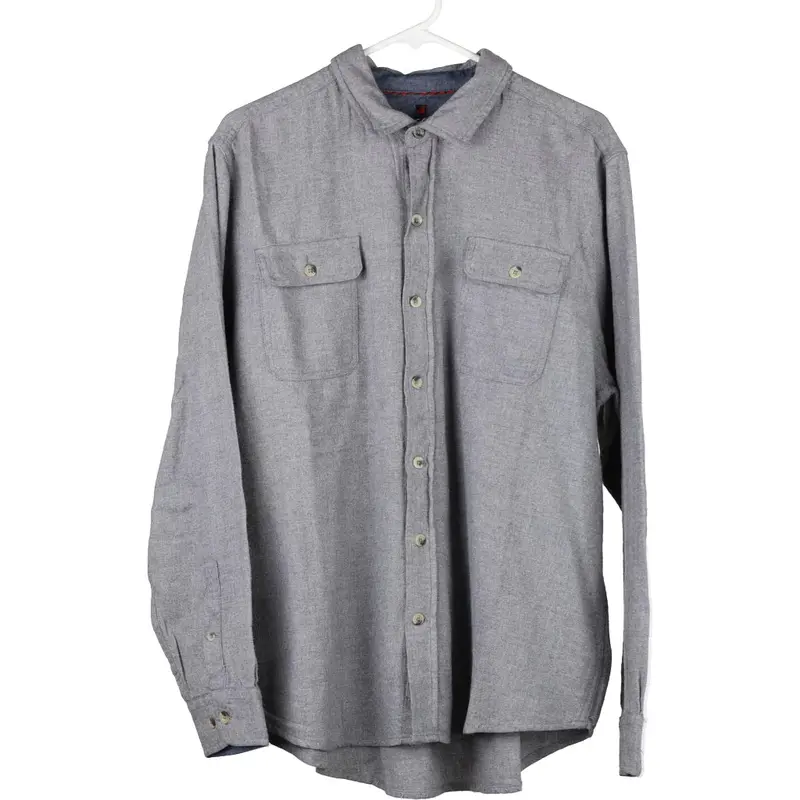 Woolrich Overshirt - XL Grey Cotton