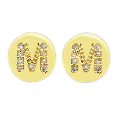 Brass Micro Pave Clear Cubic Zirconia Beads
