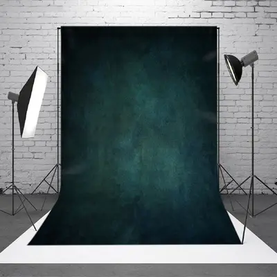 Aperturee Dark Tidewater Green Theme Photo Backdrop For Photography