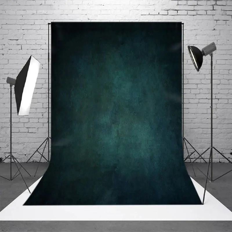 Aperturee Dark Tidewater Green Theme Photo Backdrop For Photography