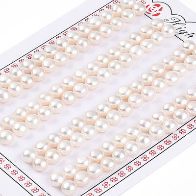 Grade 3A Natural Cultured Freshwater Pearl Beads