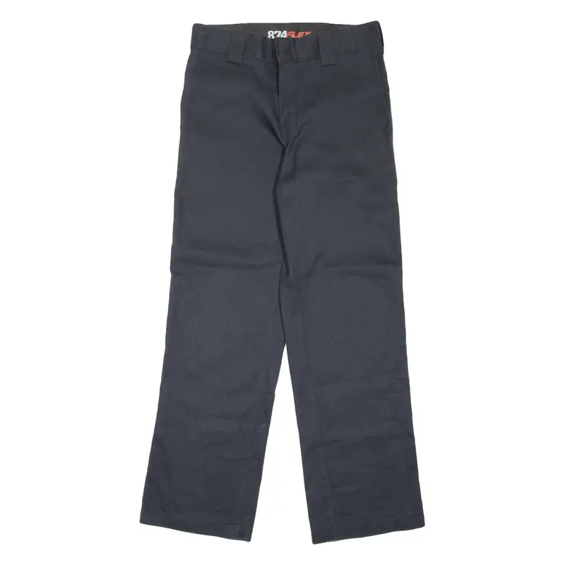 DICKIES 874 Workwear Mens Trousers Black Regular Straight W30 L30