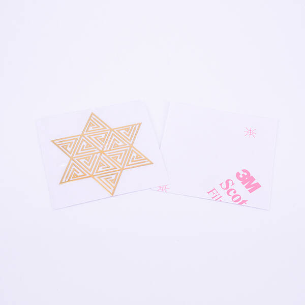 Self Adhesive Brass Stickers