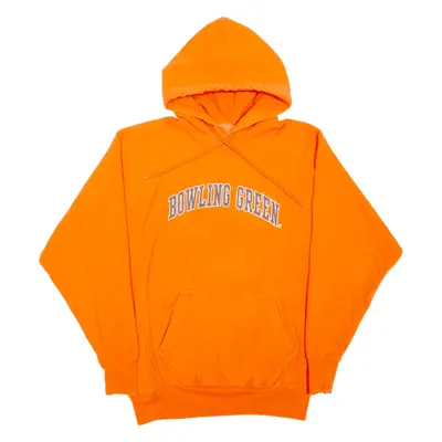 STEVE AND BARRY'S Bowling Green State University Mens Orange Hoodie USA S