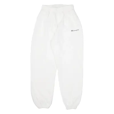 CHAMPION Womens Joggers White Tapered M W23 L25