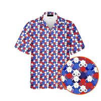 American Tatas 4th of July Funny Classic Oversized Hawaiian Shirt for Men, Aloha Trendy Gift for Father's Day Vodka Cinnamon ...