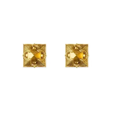 Pyramid Studs Gold | Size: 10 mm