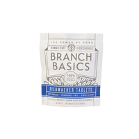 Branch Basics Dishwasher Tablets - Plastic-Free - Dye-Free - No Residue - Powerful Dish Cleaning Magic