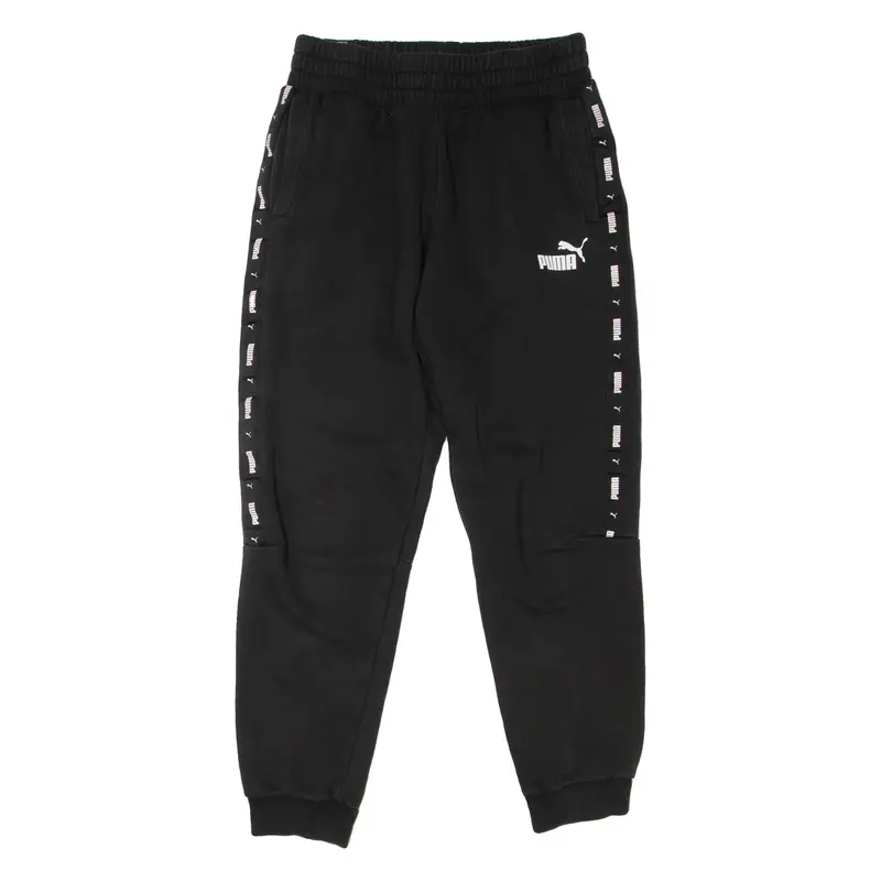 PUMA Mens Joggers Black Tapered M W28 L27