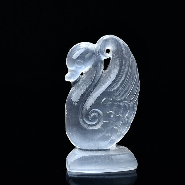 Swan Natural Selenite Figurines
