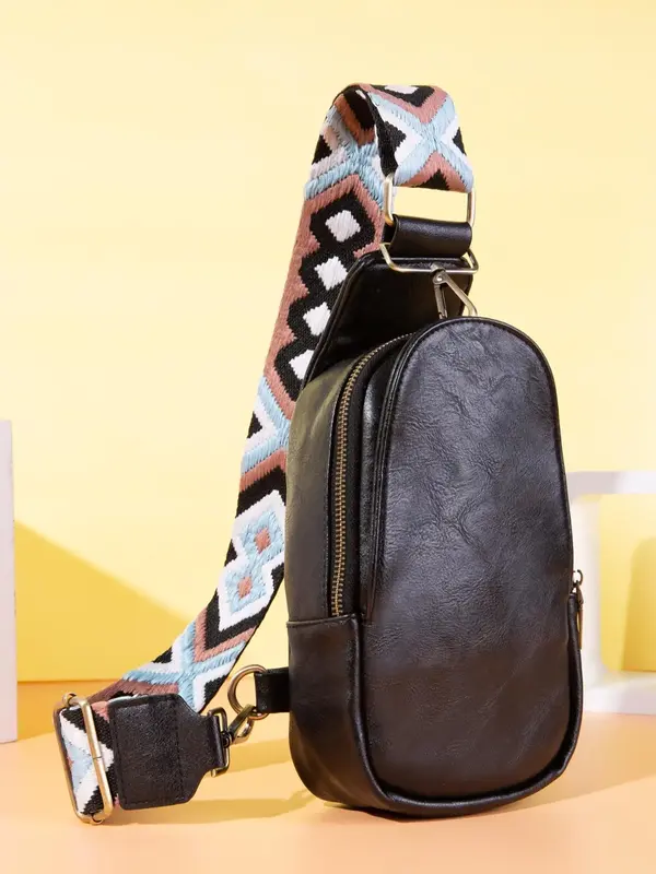 Women's Boho Style Fanny Pack, Casual Trendy Fanny Pack, Fashionable Sling Pack for Daily Use for Women & Girls