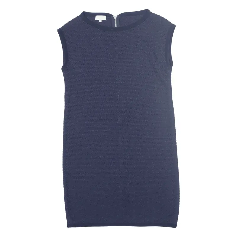 ESCADA Sport Shift Dress Blue Sleeveless Knee Length Womens UK 6