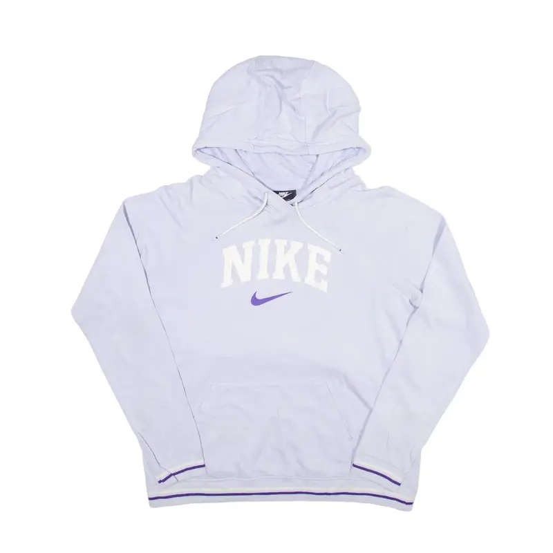 NIKE Hoodie Purple Pullover Womens M